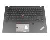 PK131BR1B11 Original LCFC Tastatur inkl. Topcase DE (deutsch) schwarz/schwarz mit Backlight und Mouse-Stick