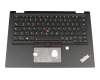 Tastatur inkl. Topcase DE (deutsch) schwarz/schwarz mit Backlight und Mouse-Stick original für Lenovo ThinkPad Yoga X390 (20NQ)