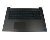 Tastatur inkl. Topcase DE (deutsch) schwarz/blau/silber mit Backlight original für Lenovo IdeaPad L340-17IRH (81LL)