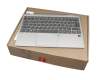 Tastatur inkl. Topcase DE (deutsch) dunkelgrau/silber mit Backlight original für Lenovo Yoga 720-12IKB (81B5004TGE)