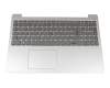 Tastatur inkl. Topcase DE (deutsch) grau/silber mit Backlight original für Lenovo IdeaPad 330S-15AST (81F9)