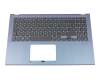 Tastatur inkl. Topcase DE (deutsch) schwarz/blau original für Asus VivoBook 15 R564DA