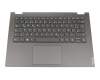 Tastatur inkl. Topcase DE (deutsch) grau/grau original für Lenovo IdeaPad Flex-14IWL (81SQ)