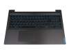 Tastatur inkl. Topcase DE (deutsch) schwarz/blau/schwarz mit Backlight original für Lenovo IdeaPad L340-15IRH (81TR)