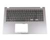 Tastatur inkl. Topcase GR (griechisch) schwarz/grau original für Asus VivoBook 15 X509FA