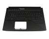 Tastatur inkl. Topcase DE (deutsch) schwarz/schwarz mit Backlight original für Asus ROG Strix SCAR GL503VD