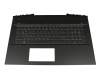 Tastatur inkl. Topcase DE (deutsch) schwarz/weiß/schwarz original für HP Pavilion Gaming 17-cd0000