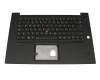 Tastatur inkl. Topcase DE (deutsch) schwarz/schwarz mit Backlight und Mouse-Stick original für Lenovo ThinkPad P1 Gen2 (20QT/20QU)