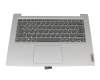 Tastatur inkl. Topcase DE (deutsch) grau/silber original für Lenovo IdeaPad 3-14IML05 (81WA)