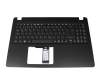Tastatur inkl. Topcase DE (deutsch) schwarz/schwarz original für Acer Extensa 15 (EX215-51)