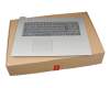 Tastatur inkl. Topcase DE (deutsch) grau/silber original für Lenovo IdeaPad 320-17ISK (80XJ) Serie