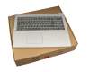 Tastatur inkl. Topcase DE (deutsch) grau/silber (Fingerprint) original für Lenovo IdeaPad 320-15IKB (80XL03RNGE)