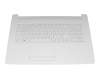 Tastatur inkl. Topcase DE (deutsch) weiß/weiß original für HP 17-ca0000 Serie