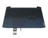 SN20X22278 Original Lenovo Tastatur inkl. Topcase DE (deutsch) schwarz/blau mit Backlight