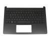Tastatur inkl. Topcase DE (deutsch) schwarz/grau original für HP 14s-dq1000