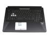 Tastatur inkl. Topcase DE (deutsch) schwarz/schwarz mit Backlight original für Asus TUF FX705DT