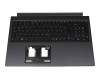 Tastatur inkl. Topcase DE (deutsch) schwarz/schwarz mit Backlight original für Acer Aspire 7 (A715-41G)