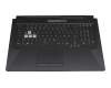 Tastatur inkl. Topcase DE (deutsch) schwarz/schwarz mit Backlight original für Asus TUF Gaming A17 FA706IU