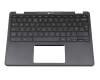 6B.GPZN7.017 Original Acer Tastatur inkl. Topcase UK (englisch) schwarz/schwarz