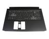 AM326000110 Original Acer Tastatur inkl. Topcase FR (französisch) schwarz/weiß/schwarz mit Backlight (GTX 1660/RTX 2060)