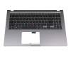 Tastatur inkl. Topcase DE (deutsch) schwarz/grau original für Asus Business P1511CJA