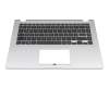 Tastatur inkl. Topcase DE (deutsch) schwarz/silber original für Asus VivoBook 14 L410MA