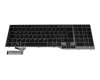 CP629317-XX Original Fujitsu Tastatur CH (schweiz) schwarz mit Backlight