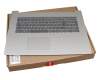 Tastatur inkl. Topcase DE (deutsch) grau/silber original für Lenovo IdeaPad 330-17ICH (81FL) Serie