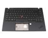 Tastatur inkl. Topcase DE (deutsch) schwarz/schwarz mit Backlight und Mouse-Stick WLAN original für Lenovo ThinkPad X1 Carbon 8th Gen (20UA/20U9)