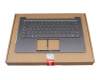 Tastatur inkl. Topcase DE (deutsch) grau/grau mit Backlight original für Lenovo Yoga Slim 7-14ARE05 (82A2)
