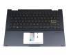 Tastatur DE (deutsch) schwarz mit Backlight original für Asus VivoBook Flip 14 TP420IA