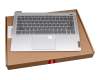 Tastatur inkl. Topcase DE (deutsch) grau/silber mit Backlight original für Lenovo IdeaPad 5 Pro-14ITL6 (82L3)