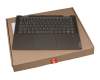 Tastatur inkl. Topcase DE (deutsch) grau/dunkelgrün mit Backlight original für Lenovo Yoga 7 14ITL5 (82BH)