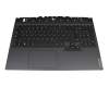 Tastatur inkl. Topcase DE (deutsch) schwarz/schwarz mit Backlight original für Lenovo Legion 5-15ACH6H (82JU)