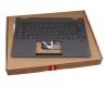 Tastatur inkl. Topcase DE (deutsch) grau/grau mit Backlight original für Lenovo IdeaPad Flex 5-14ARE05 (82DF)