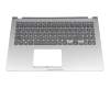 Tastatur inkl. Topcase DE (deutsch) weiß/silber original für Asus VivoBook 15 X509DA