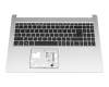 Tastatur inkl. Topcase SP (spanisch) schwarz/silber original für Acer Aspire 5 (A515-54G)