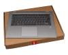 Tastatur inkl. Topcase SP (spanisch) grau/silber mit Backlight original für Lenovo Flex 6-14IKB (81EM)