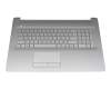 Tastatur inkl. Topcase DE (deutsch) silber/silber mit Backlight original für HP 17-ca1000