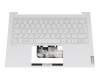Tastatur inkl. Topcase DE (deutsch) weiß/weiß mit Backlight original für Lenovo Yoga Slim 7 Carbon-13ITL5 (82EV)