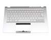 Tastatur inkl. Topcase DE (deutsch) silber/silber mit Backlight original für Acer Swift 3 (SF314-511)