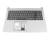 Tastatur inkl. Topcase DE (deutsch) schwarz/silber original für Acer Aspire 5 (A515-55)