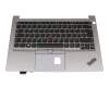 Tastatur inkl. Topcase DE (deutsch) schwarz/silber mit Backlight und Mouse-Stick original für Lenovo ThinkPad E14 Gen 4 (21E3/21E4)