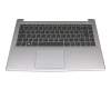 Tastatur inkl. Topcase DE (deutsch) schwarz/grau mit Backlight original für Medion Akoya P15647/P15648 (M15CLN)