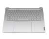 Tastatur inkl. Topcase DE (deutsch) grau/grau mit Backlight original für Lenovo Yoga Slim 7 ProX 14IAH7 (82TK)