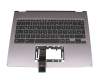 Tastatur inkl. Topcase DE (deutsch) schwarz/silber original für Acer Chromebook Spin 13 (CP713-1WN-594K)