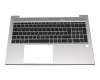 Tastatur inkl. Topcase DE (deutsch) schwarz/schwarz mit Backlight original für HP EliteBook 850 G7
