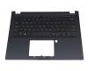 Tastatur inkl. Topcase schwarz/schwarz mit Backlight arabisch original für Asus ExpertBook P2 P2451FA