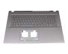 Tastatur inkl. Topcase DE (deutsch) grau/grau mit Backlight original für Acer Aspire 5 (A517-53G)