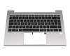 Tastatur inkl. Topcase DE (deutsch) schwarz/silber mit Backlight original für HP ProBook 445 G8
